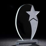 Generic Trophée décoratif en cristal – Étoile de l’Excellence