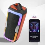 Haut-Parleur Bluetooth Portable Lumineux avec Poignée – Son Puissant