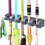 Support Pour Balai Et Serpillère - Organisateur Mural Pour Outils De Garage - Idéal Pour La Maison, La Cuisine, Le Garage