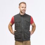 FORCLAZ by decathlon GILET MULTIPOCHES DE TREK GRIS HOMME