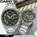 Casio Edifice Montre Homme - EFV-600D-3CVUDF - Bracelet En Acier Inoxydable - Affichage Analogique - Résistant à L'eau
