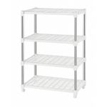 Generic Étagère de rangement multifonction à 4 niveaux – Plastique et métal
