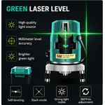 Dca Niveau Laser 5 Lignes  AFF06-41 + Trepied - Vert - image 4