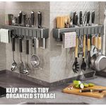 product_image_name-Generic-Porte-Ustensiles Et Porte-Outils Mural Multifonctionnel - Rangement Pour Vaisselle Et Outils De Cuisine  50 cm- Noir-7