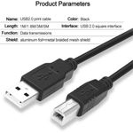 Generic Cable Imprimante USB 2.0 vers USB (1.5 mètre) - image 5
