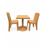 Table Natté Démontable  plus 2 Chaises 