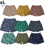 Lot de 9 Boxers Caleçons pour Homme - Taille XL - Motifs Fantaisie et Floraux Multi-Couleurs - Tissu Léger et Respirant - Pack Économique Confort Quotidien