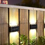 product_image_name-Generic-Lot de 2 appliques solaires - Lampe décorative de jardin étanche - Lampe fluorescente pour clôture d'escalier-8