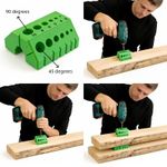 Generic Guide de perçage portable - Conçu pour un perçage précis à des angles de 45° et 90° - image 5