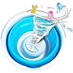 product_image_name-Generic-Mini Machine à Laver Portable Avec Seau Pliable-2