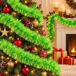 Guirlande de Noël décorative verte pour sapin