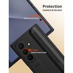 Generic Etui a Rabat Compatible Samsung Galaxy Z Fold 4 avec Stylet S intégrée - NOIR - image 4