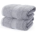 Generic Lot de 2 Grandes Serviette De Bain de bopnne qualité