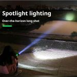 product_image_name-Generic-Lampe torche LED portable rechargeable avec zoom rétractable, design haute puissance, idéale pour le camping et la pêche-2