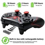 Generic Manette Bluetooth sans fil avec support, compatible téléphone / PC / TV. - image 6