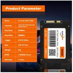 Generic WALRAM – disque dur interne SSD, sata 3, 512 go, pour ordinateur portable, ordinateur de bureau - image 5