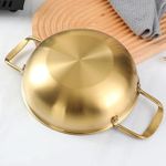 product_image_name-Generic-LOT de deux Marmite à fruits de mer Mini en acier inoxydable, ustensile de cuisine portable (doré, 22 cm)-7