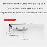 product_image_name-Generic-Support Mobile Télescopique Compatible Machine Laver - Réfrigérateur - Meuble - Blanc-5