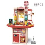 Generic Grand kit cuisine 88 pièces avec accessoires pour enfant