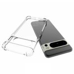 Generic Coque Transparente Compatible Google Pixel 8 Pro + 1 Antichoc (6.7" Pouces) - Transparent