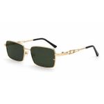 Generic Lunettes de Soleil Élégantes Premium – Monture Dorée & Verres Noirs Anti-UV...
