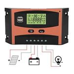 Generic Contrôleur Solaire MPPT 60A/12V/24V -orange