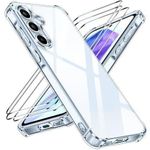Coque Transparente Compatible Samsung Galaxy A56/A36 5G Avec  1 Antichoc - Transparent