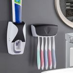 product_image_name-SXCHEN-Lot De 2 Porte-Brosses À Dents Avec Presse-Dentifrice-3