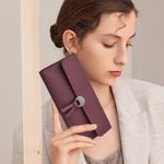 product_image_name-STY-Portefeuille long pour femmes, porte-monnaie, portefeuille à trois volets, étui à cartes - Rouge-7