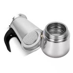 Generic Cafetière Italienne Inox - Compatible Induction & Gaz - Espresso Riche - image 4
