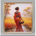 Gm Tableau Diamant "La Cueillette Dorée d'Automne" 