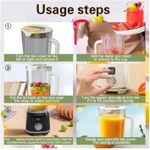 Generic Mini Mixeur de jus Rechargeable USB - image 3