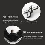 product_image_name-Generic-Lumière de garage LED 45W, lampe de plafond de garage LED déformable, avec panneau réglable, supporte une base à vis E26/E27 - lumière froide-2