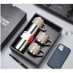 Generic Coffret De Thermos + 3 Tasses En Acier