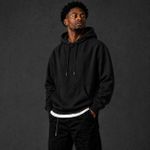 Fashion Pull à Capuche Pour Homme Automne Et Hiver - Noir - image 2