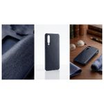 coque de téléphone en similicuir noir compatible avec Honor 8X Max