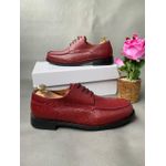 Mocassins en lacet bien classe pour homme  ROUGE