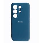 Coque En Silicone Compatible Pour Tecno Camon 50 PRO - BLEU
