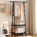 Yxahee Home hanging clothes rack, wall corner clothes rack, simple drying rack, multi-layer coat rack - image 3
