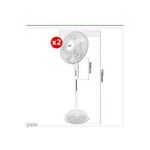 E-Jeff 1-Ventilateur Télécommande Silencieux ORIGINAL