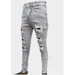 product_image_name-Fashion-Pantalons Jeans À Design - Gris-1