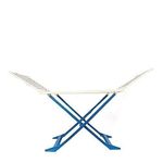 Generic Séchoir à Linge + 10 Cintres OFFERTS - Pliable - Bleu-blanc - image 3