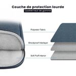 Haweel Haweel-Housse Ordinateur Portable Bleu Nuit - image 3