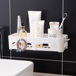 Generic Sucker Shelf - Support de Rangement à Ventouse avec Crochets Mobiles - image 2