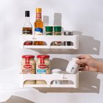 Generic Sucker Shelf - Support de Rangement à Ventouse avec Crochets Mobiles - image 3