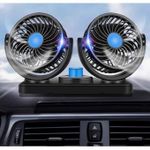 Generic Double Ventilateur électrique Pour Voiture 2 Vitesses Rotati