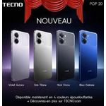 product_image_name-Tecno-POP 20 - 6,7 Pouces - 4G - 2 SIM - 64Go+8 (4+4) Go Ram - 13MP - 5000mAh + 3 Mois De Garantie-6
