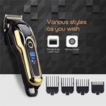 product_image_name-Kemei-Tondeuse Electrique Rechargeable KM-1990 Cheveux Et Barbe - Pour Hommes Et Enfants-6