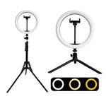product_image_name-Generic-Ring Light LED 10 pouces avec Trépied et Support Téléphone – USB-3