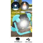 product_image_name-Generic-Lampe solaire LED Portable, Rechargeable par USB, lampe de poche rég  GFRRlable à 360 ° avec ampoule, pour l’extérieur, jardin, Camping, tente, pêche-1